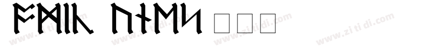 Comic Runes字体转换